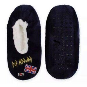 Leppard Fuzzy Babba Slipper Socks, S/M